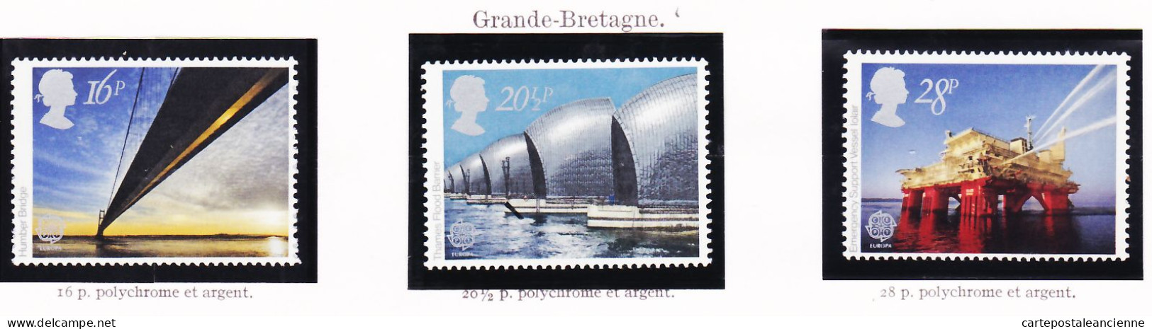 28259 / CEPT EUROPA 1983 GREAT BRITAIN Grande-Bretagne Yvert-Tellier N° 1091-1093  MICHEL N° 953-955 ** MNH C.E.P.T - 1983