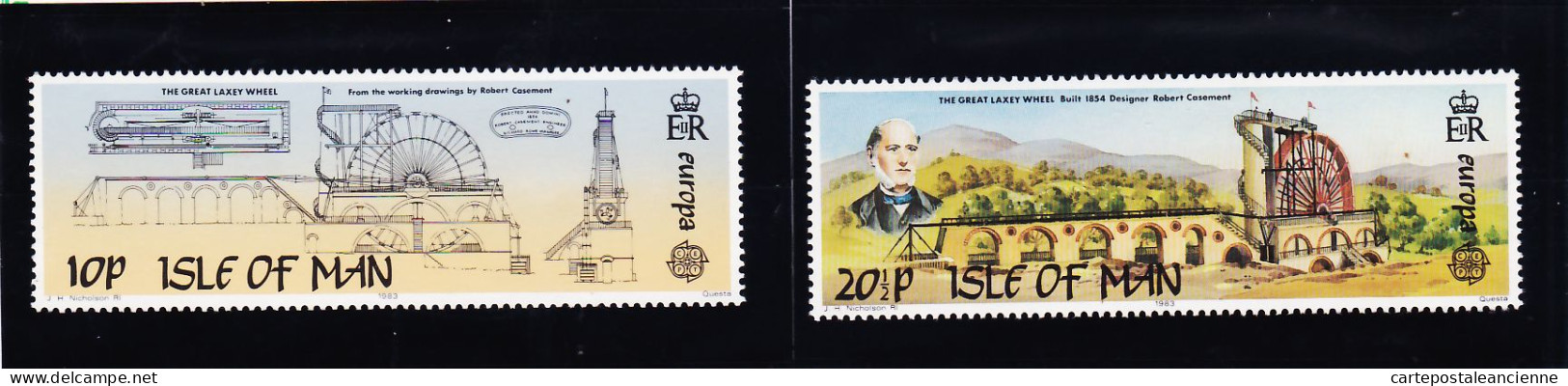 28266 / CEPT EUROPA 1983 ISLE Of MAN Ile Yvert-Tellier N° 231 / 232  MICHEL N° 240 / 241  ** MNH C.E.P.T - 1983