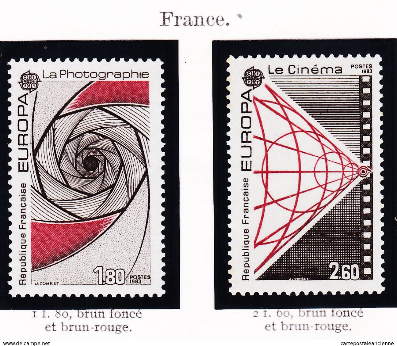 28262 / CEPT EUROPA 1983 FRANCE République Française Yvert-Tellier N° 2270  /2271  MICHEL N° 2396 / 2397 ** MNH C.E.P.T - 1983