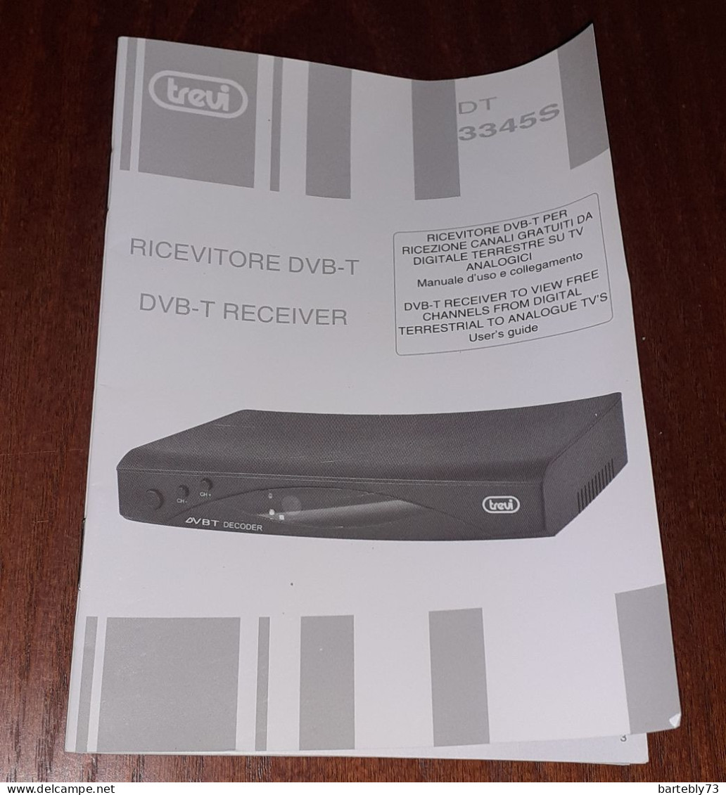 Manuale D'uso Ricevitore DVB/T Trevi (2013) - Andere & Zonder Classificatie