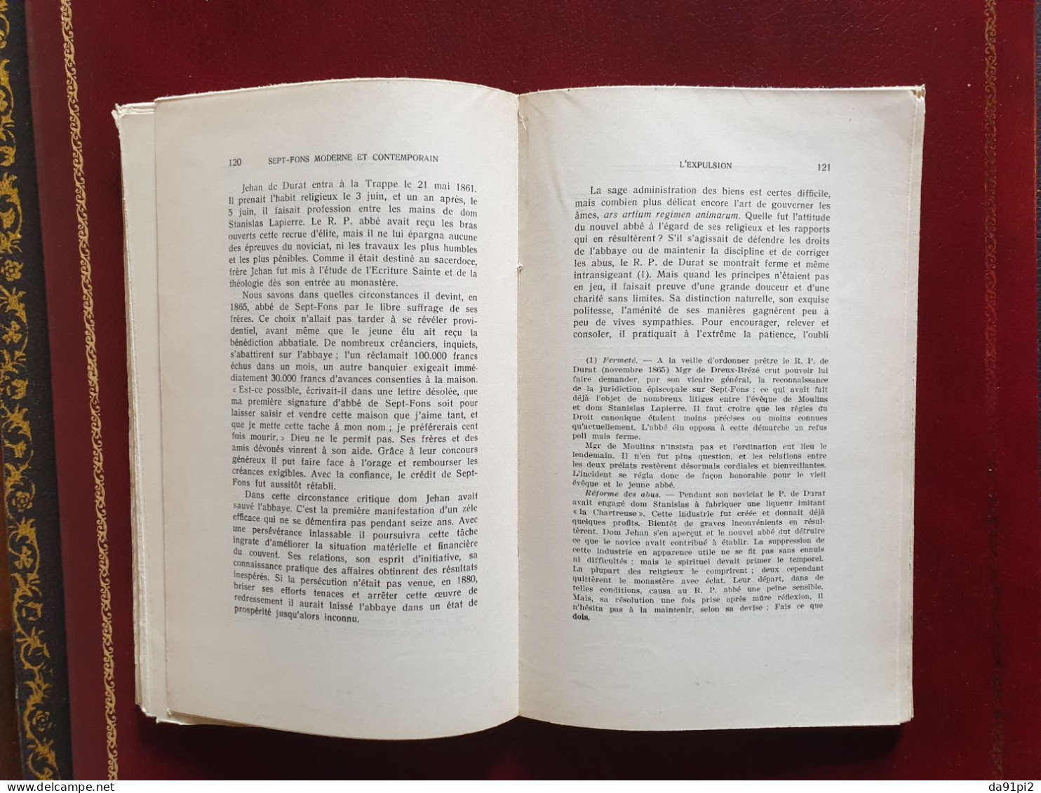 Sept-Fons Histoire 2 tomes l'ancien Sept-Fons et Sept-Fons moderne et contemporain Allier 1938 EO Edition originale