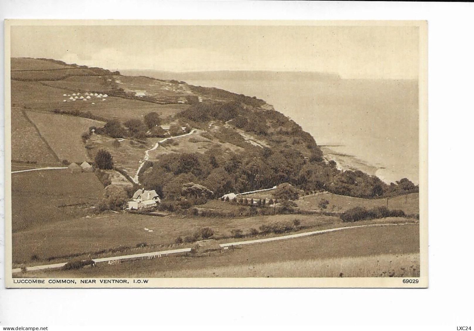 LUCCOMBE COMMON NEAR VENTNOR. - Ventnor