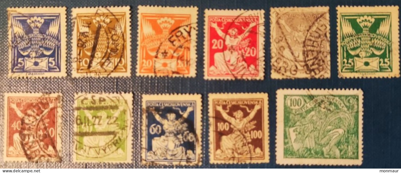 CECOSLOVACCHIA  1920-25 - Used Stamps