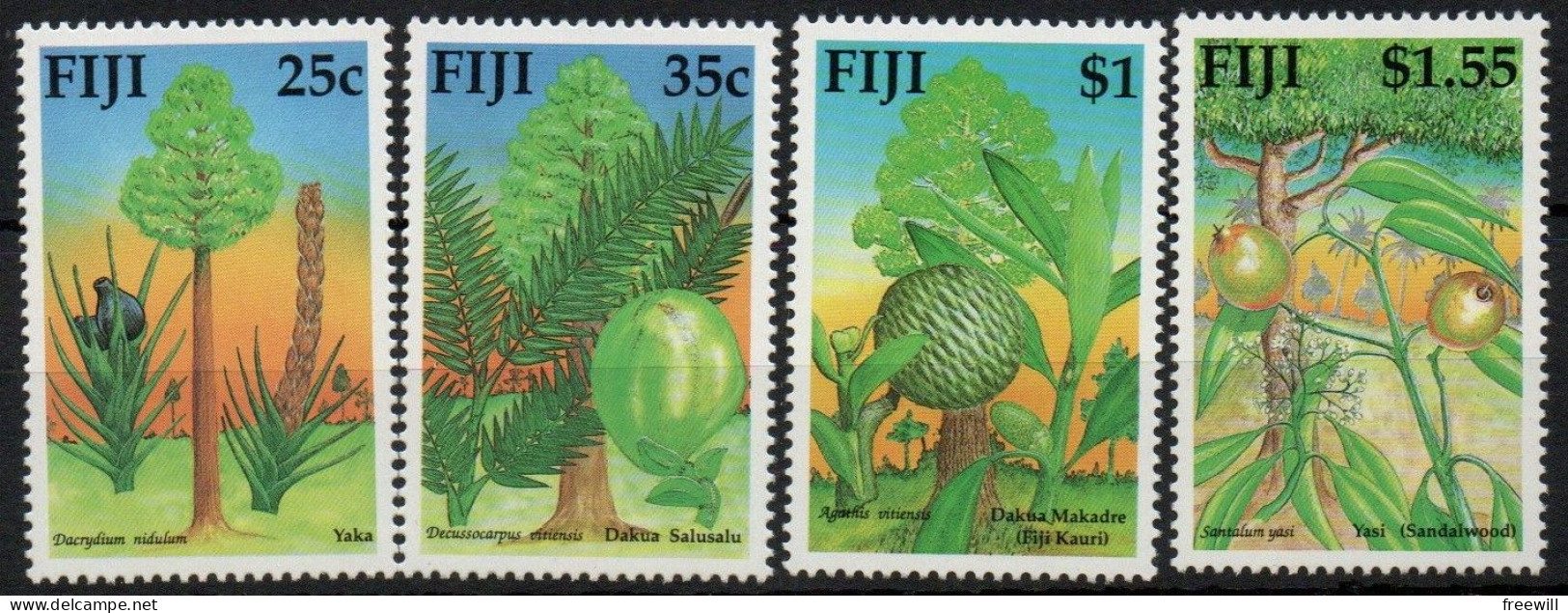 Arbres- Trees -Bomen  XXX 1990 - Fiji (1970-...)