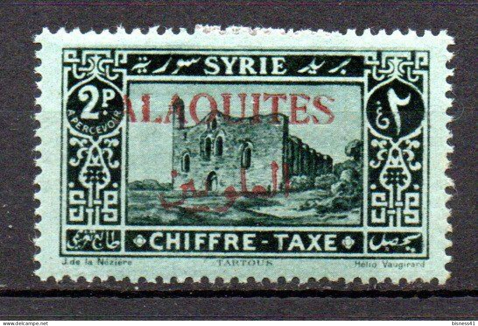 Col41 Colonies Alaouites Taxe N° 8 Neuf X MH Cote  5,00 € - Unused Stamps