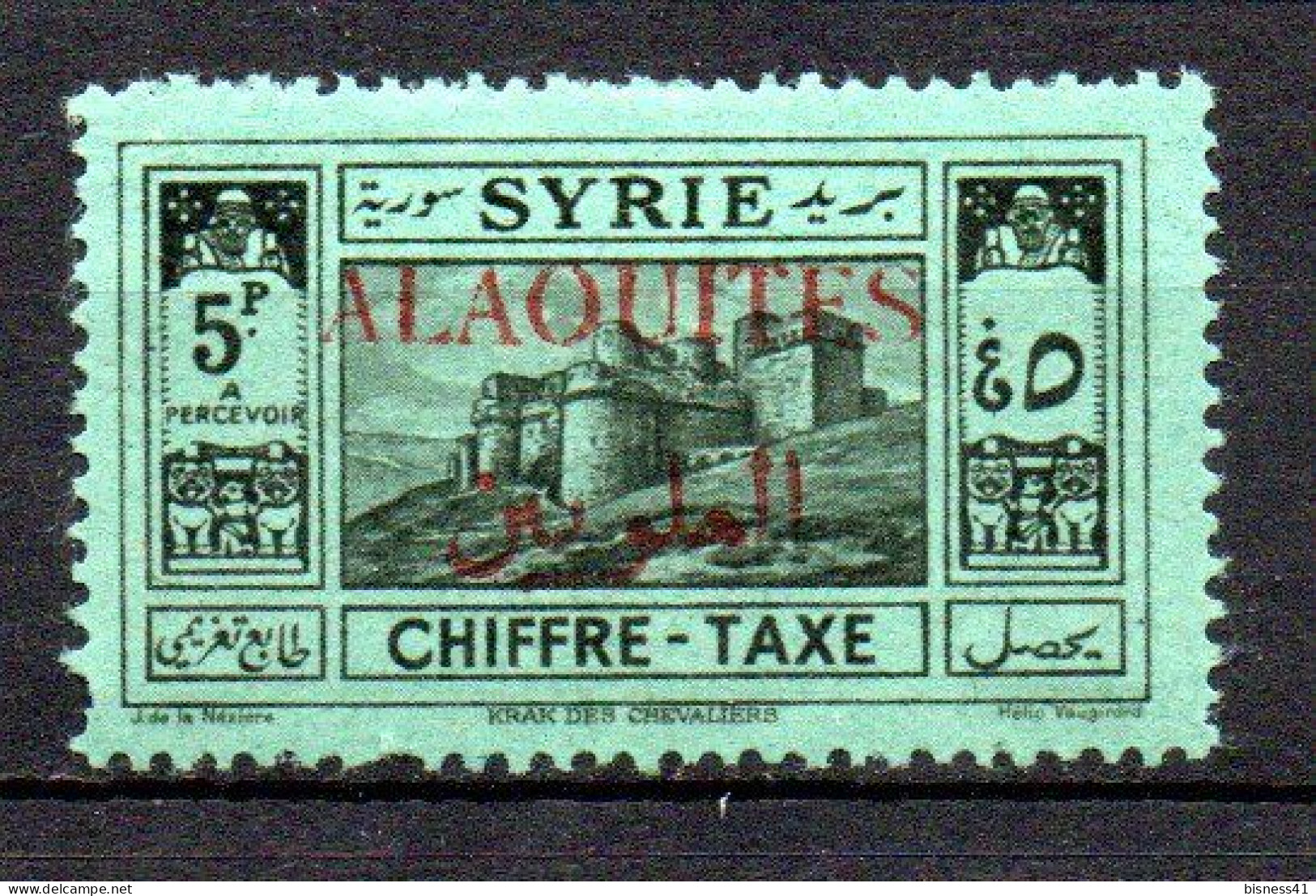 Col41 Colonies Alaouites Taxe N° 10 Neuf X MH Cote  5,50 € - Nuevos