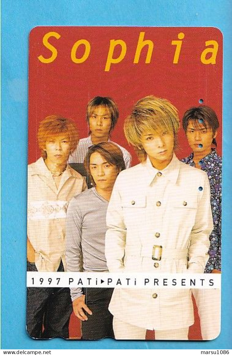 Japan Telefonkarte Japon Télécarte Phonecard -  Girl Frau Women Femme  Sophia Pati Pati - Musik