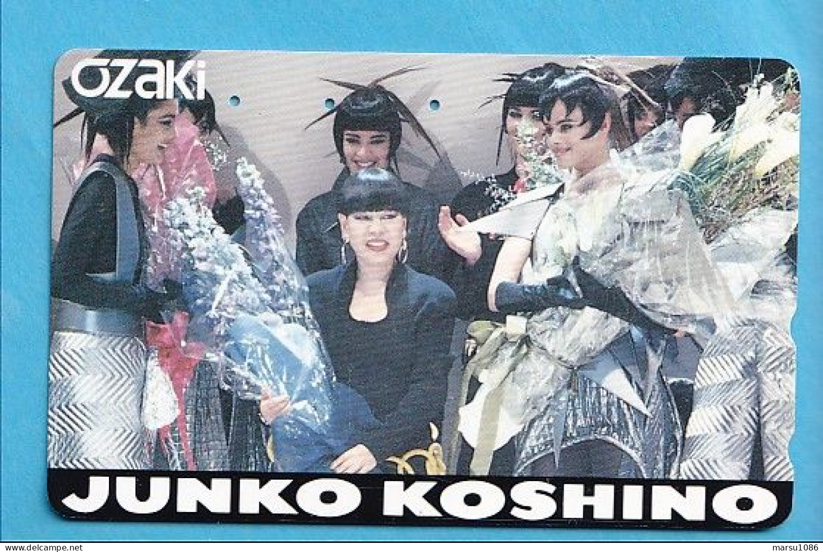 Japan Telefonkarte Japon Télécarte Phonecard -  Girl Frau Women Femme  Junko Koshino - Musica