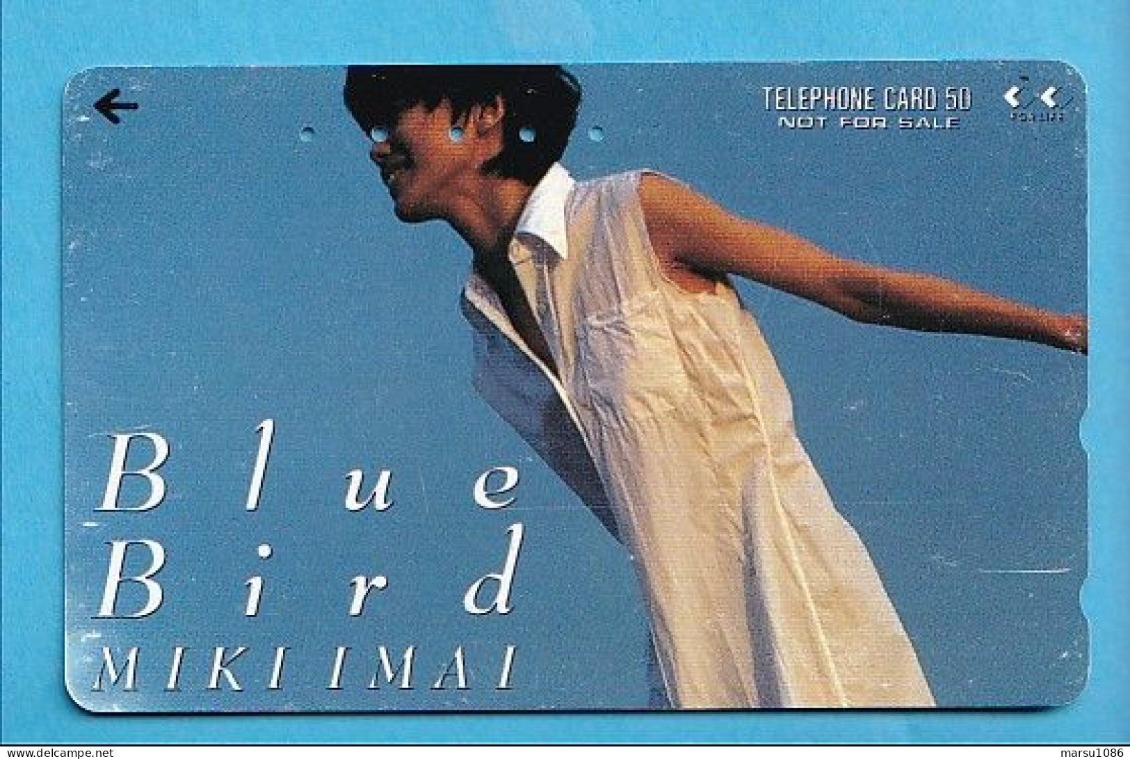 Japan Telefonkarte Japon Télécarte Phonecard -  Girl Frau Women Femme  Blue Bird Miki Imai - Musique