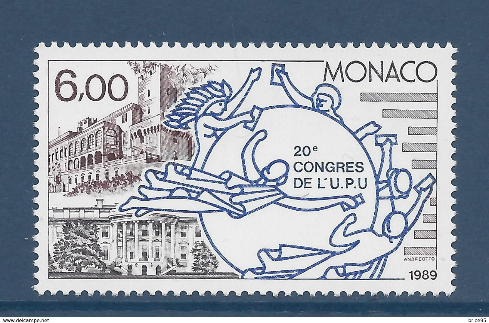 Monaco - YT N° 1702 ** - Neuf Sans Charnière - 1989 - Ungebraucht