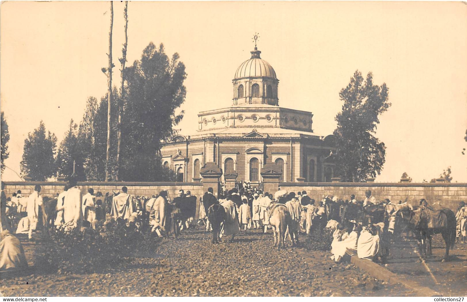 ADDIS-ABEBA- CARTE PHOTO- CATHEDRALE  ST GEORGES - Ethiopie