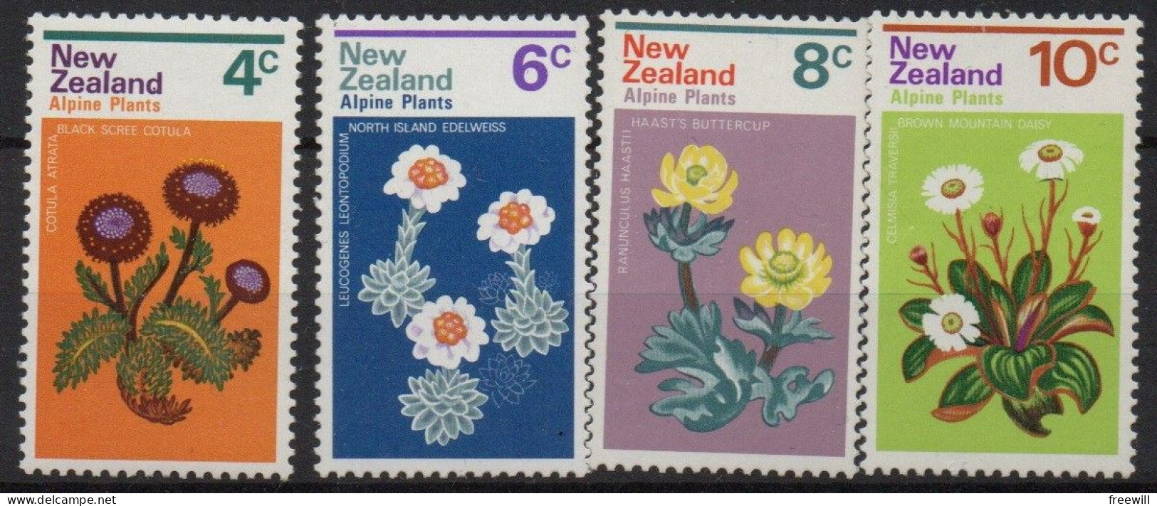 Fleurs-Flowers-Bloemen XXX 1972 - Unused Stamps