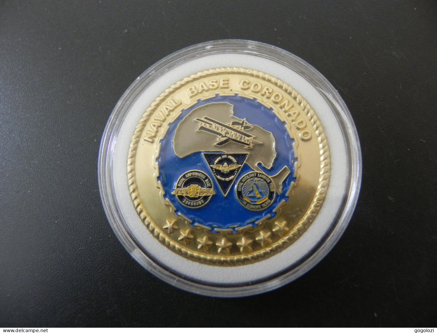 Medaille Medal - USA - Navy Naval Base Coronado - Birthplace Of Aviation - Otros & Sin Clasificación
