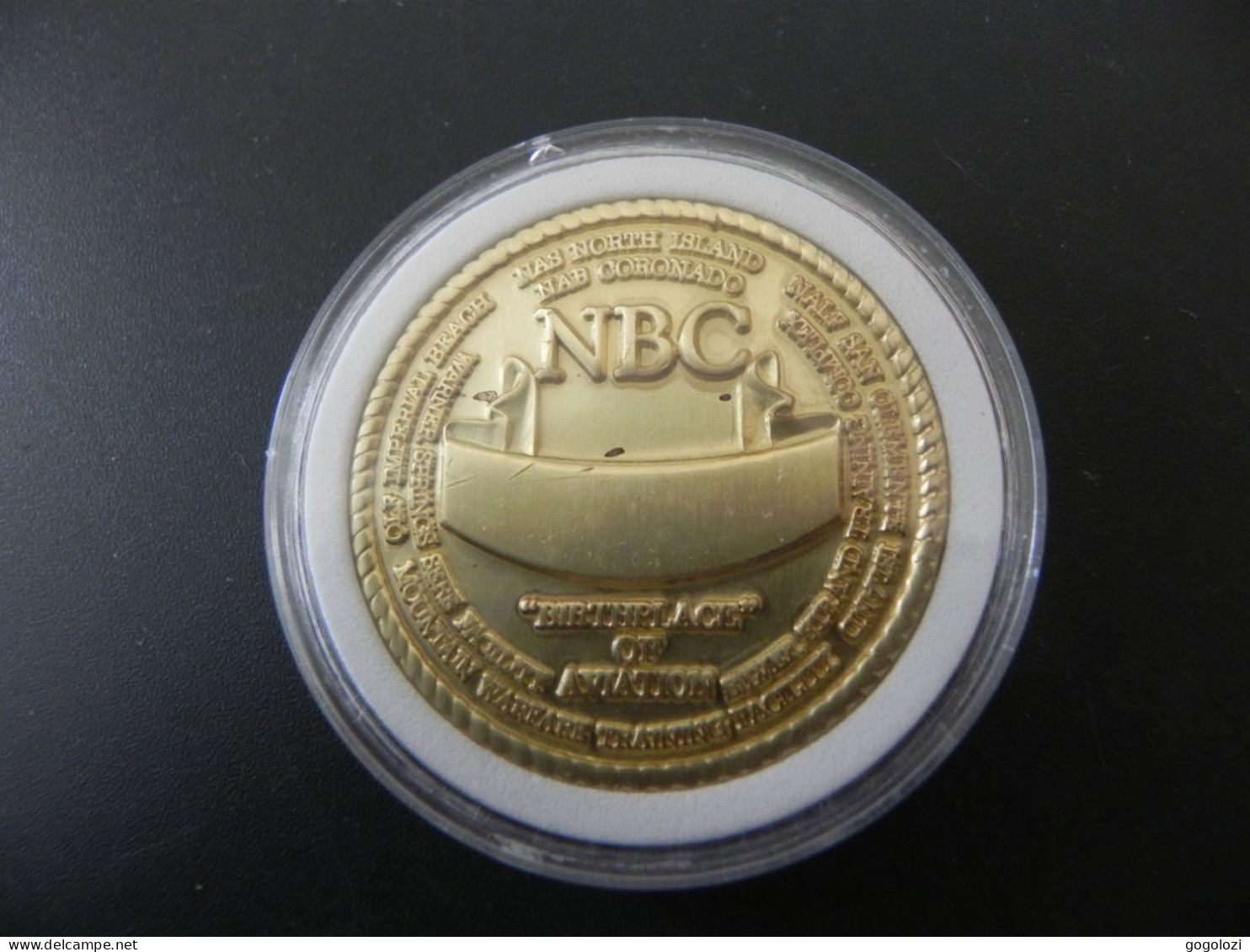 Medaille Medal - USA - Navy Naval Base Coronado - Birthplace Of Aviation - Autres & Non Classés
