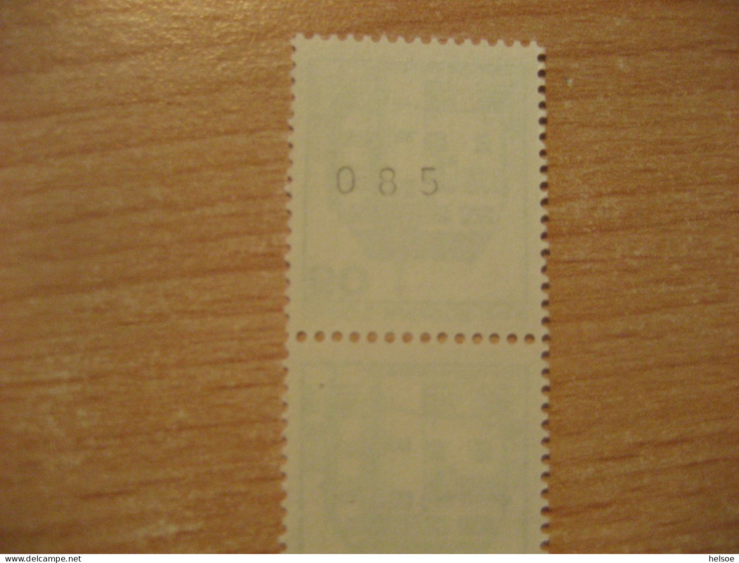 Deutschland Westberlin 1980- Rollenmarke 50 Pf. Rücks. Zählnummer, Mi. 537 ** Ungebraucht - Rollenmarken