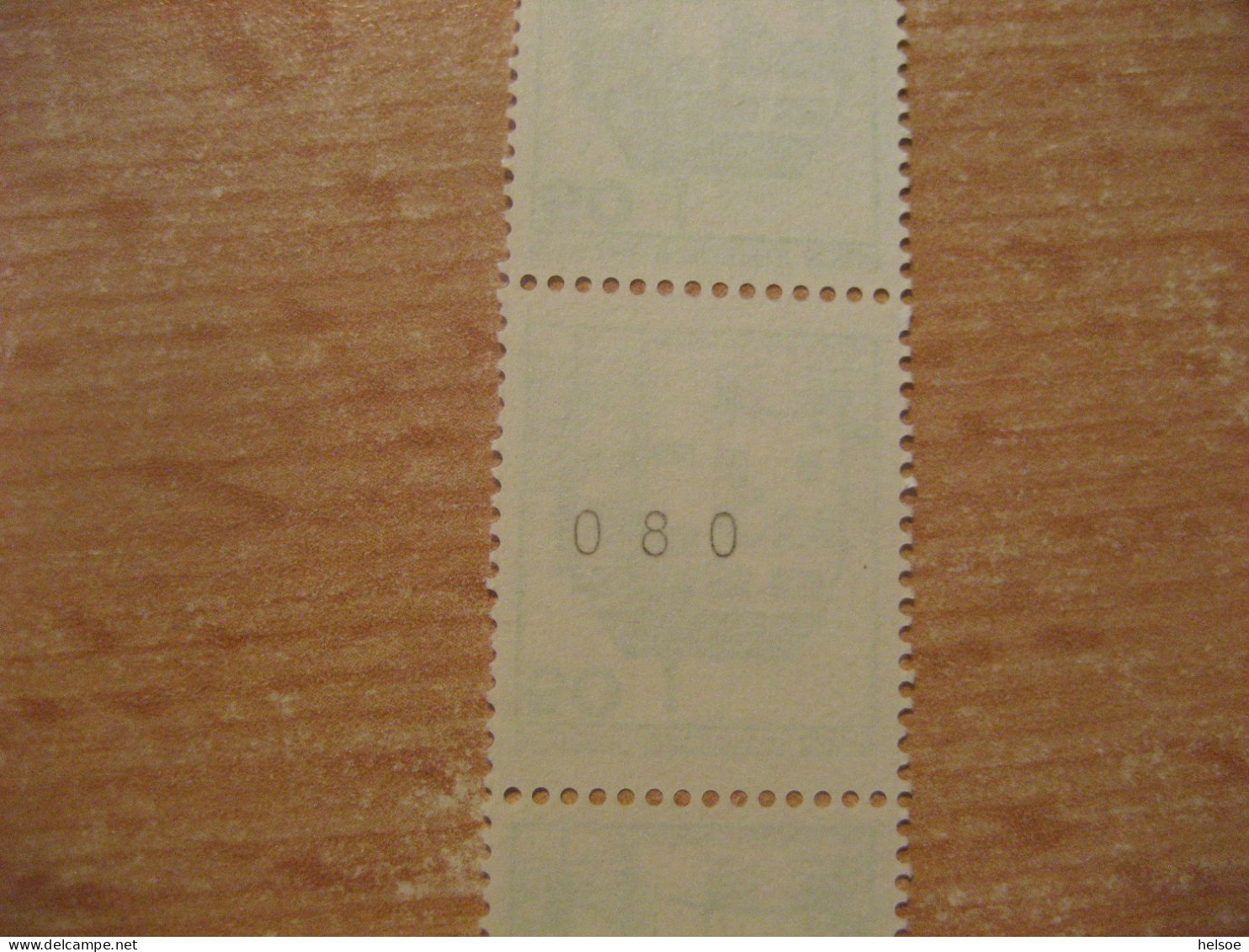 Deutschland Westberlin 1980- Rollenmarke 50 Pf. Rücks. Zählnummer, Mi. 537 ** Ungebraucht - Roller Precancels