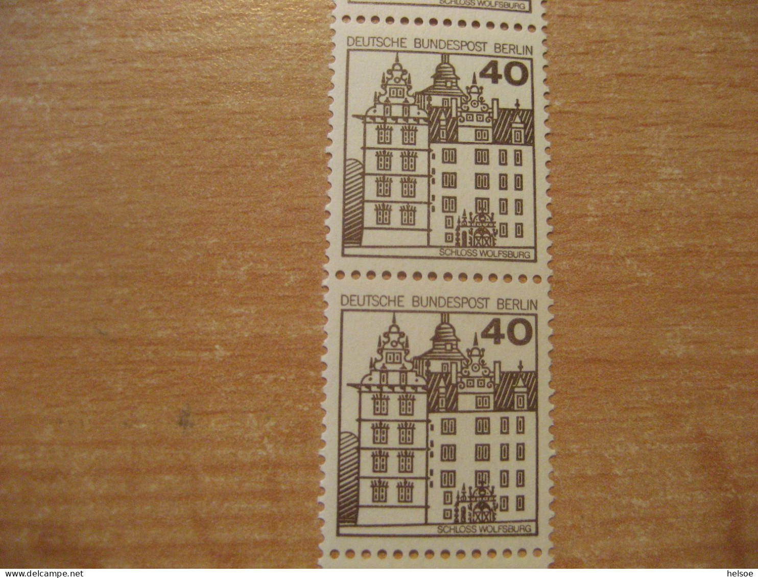 Deutschland Westberlin 1980- Rollenmarke 40 Pf. Rücks. Zählnummer, Mi. 614 A R** Ungebraucht - Rollenmarken