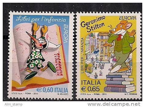 2010 Italien Mi. 3376-7 **MNH   Europa: Kinderbücher - 2010