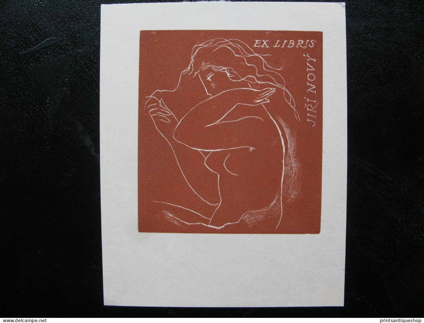 Lot 5x Erotisches Exlibris Bookplate Erotic Nude  Ex Libris Etching Print Ratislav Michal *1936 Czech - Exlibris