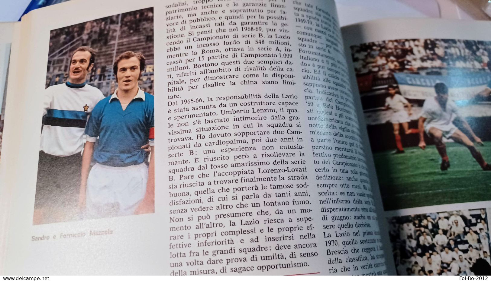 Calcio calciatori italiano la grande enciclopedia 2 volumi 1970