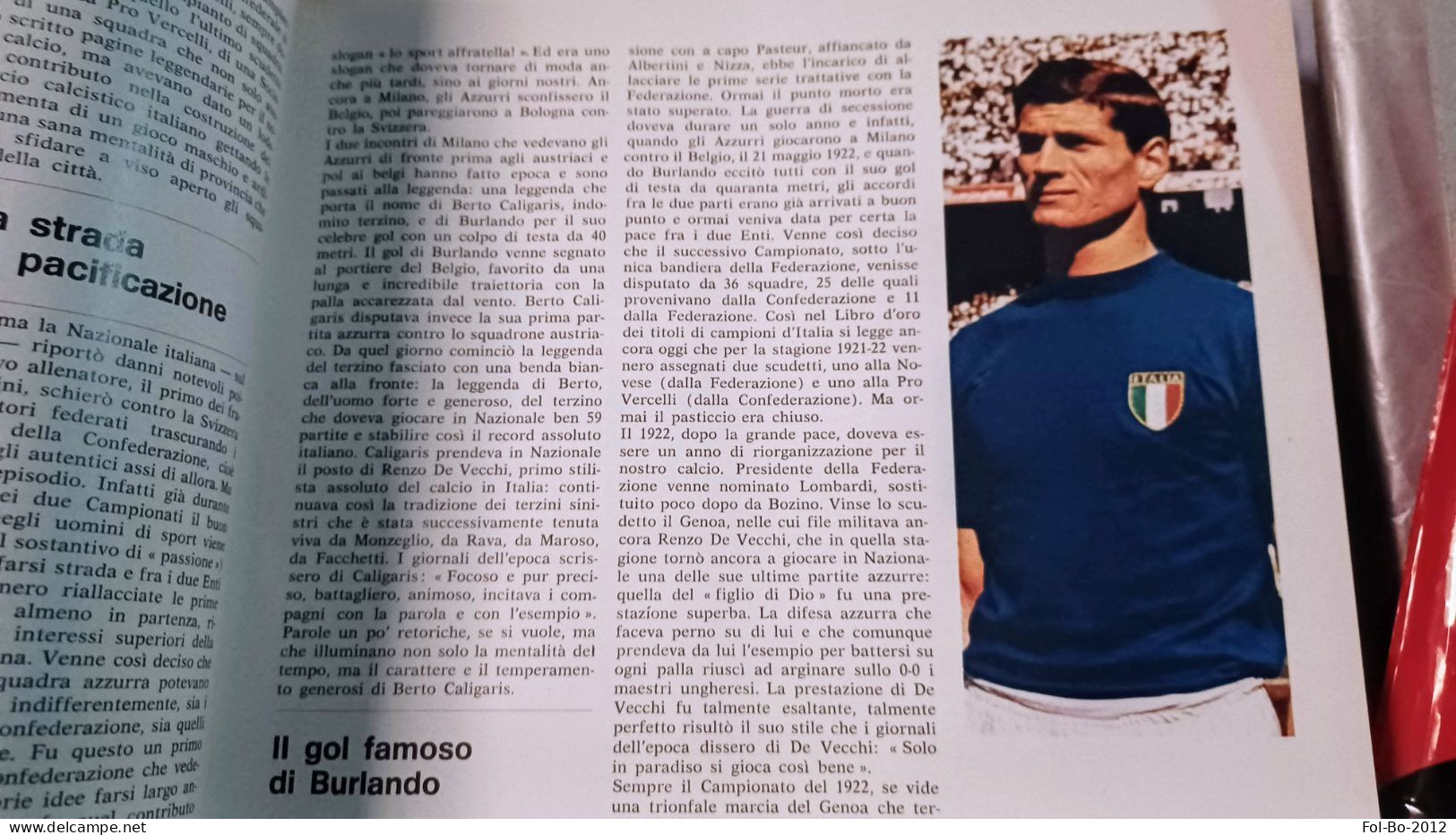 Calcio calciatori italiano la grande enciclopedia 2 volumi 1970