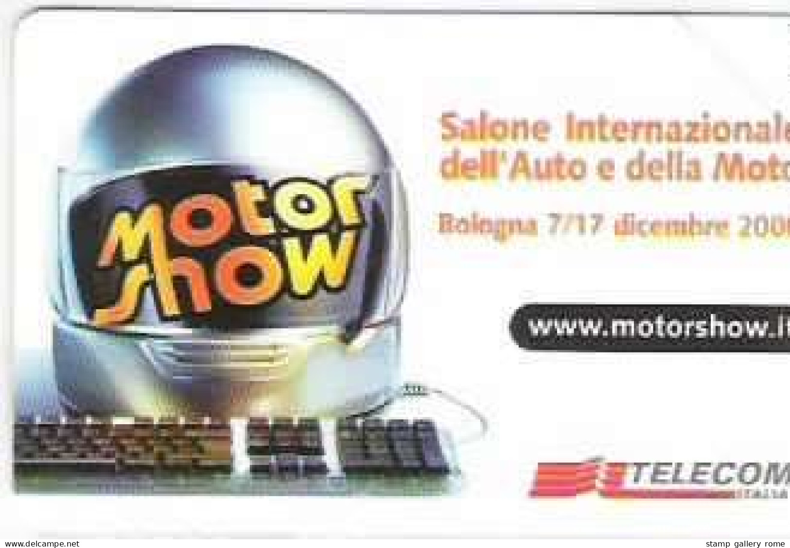 TELECOM - SALONE INTERNAZIONALE DELL'AUTO E DELLA MOTO  - NUOVA - LIRE 5000 - GOLDEN  1299 - Publiques Figurées Ordinaires