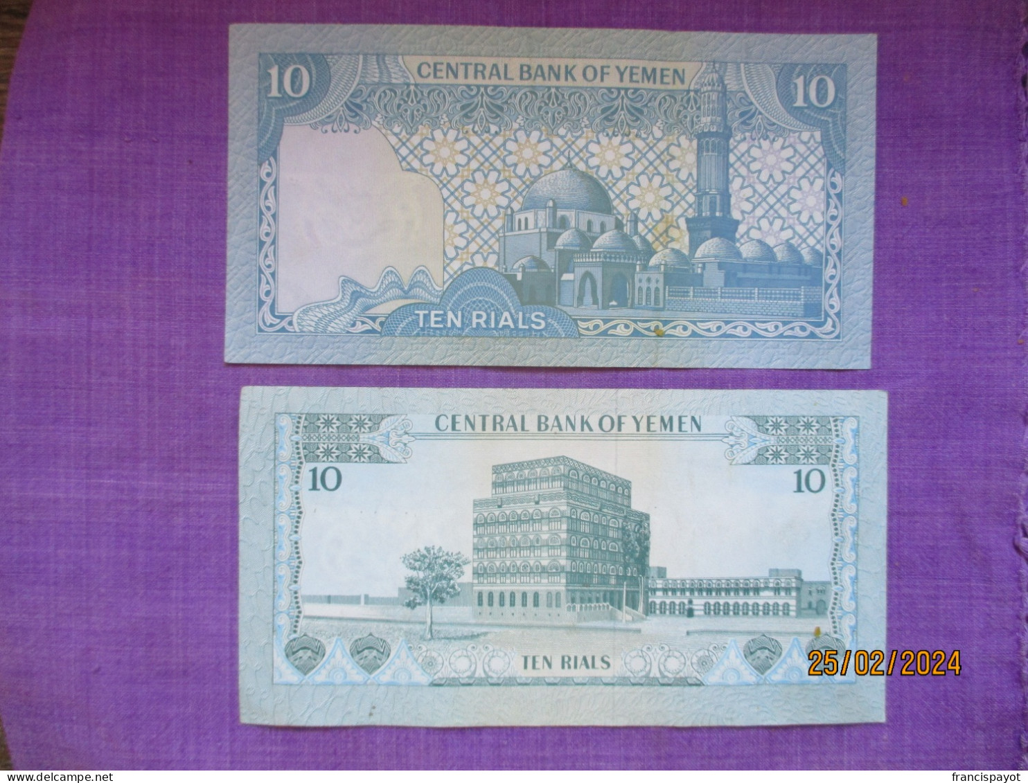 Yemen: Lot De 4 Billets De Banque 1973 - 1985 - Jemen