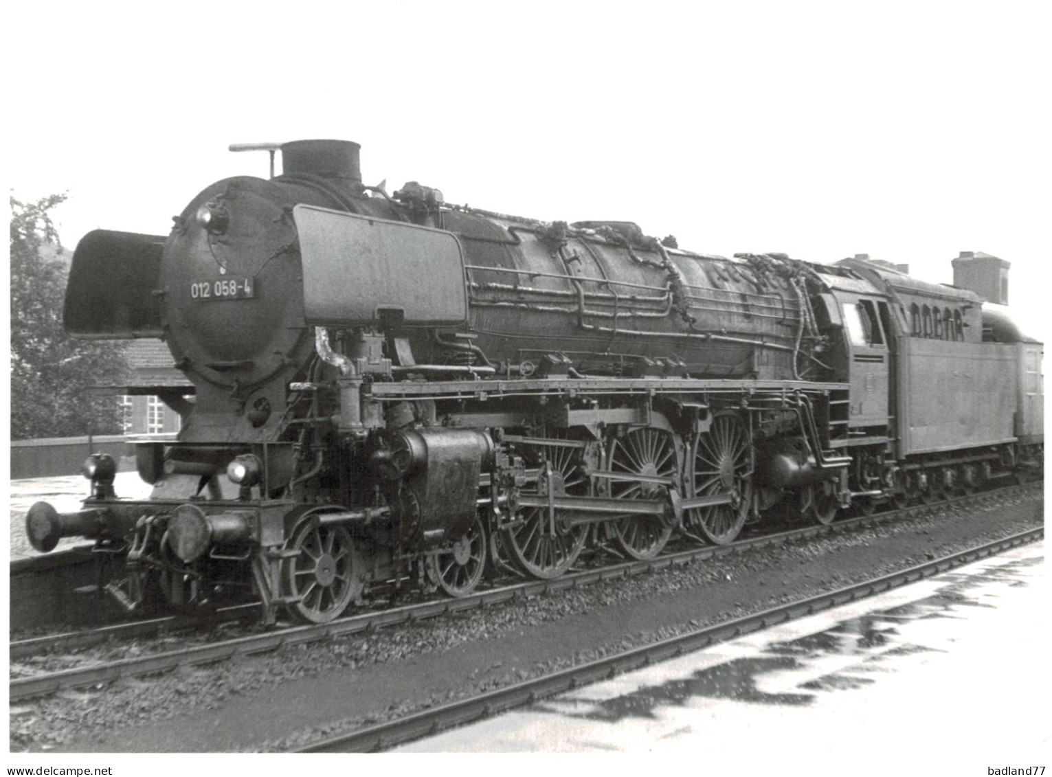 Locomotive Allemande - DB Dampflokomotive - 012 058 - Spoorweg