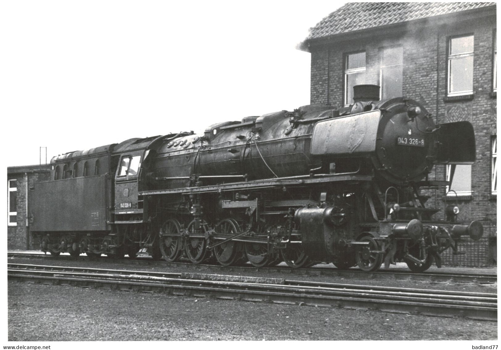 Locomotive Allemande - DB Dampflokomotive - 043 326 - Chemin De Fer
