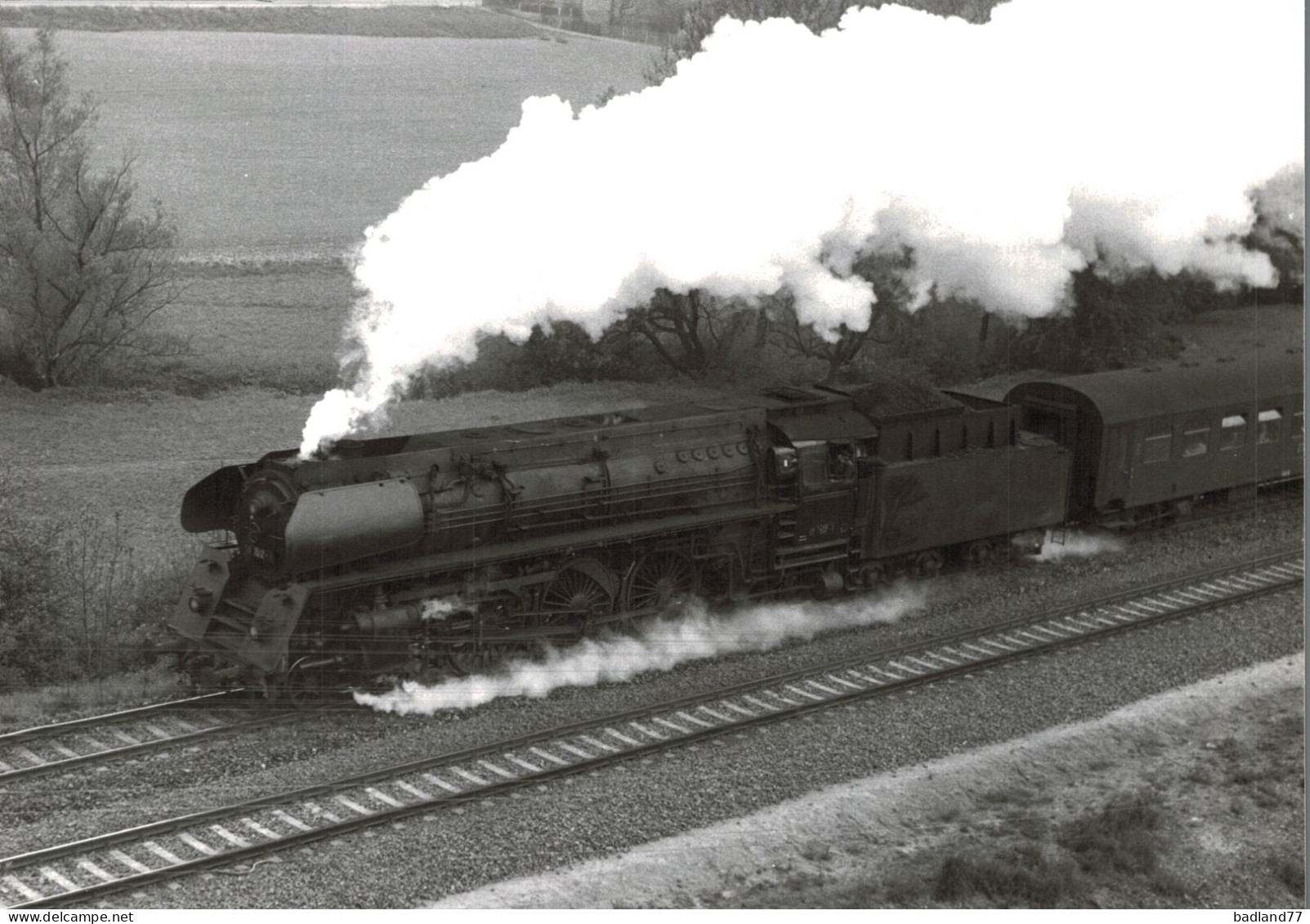 Locomotive Allemande - DB Dampflokomotive - 01 1512 - E802 - Bei Unterwellenborn 5-80 -  H.Palmer - Ferrocarril