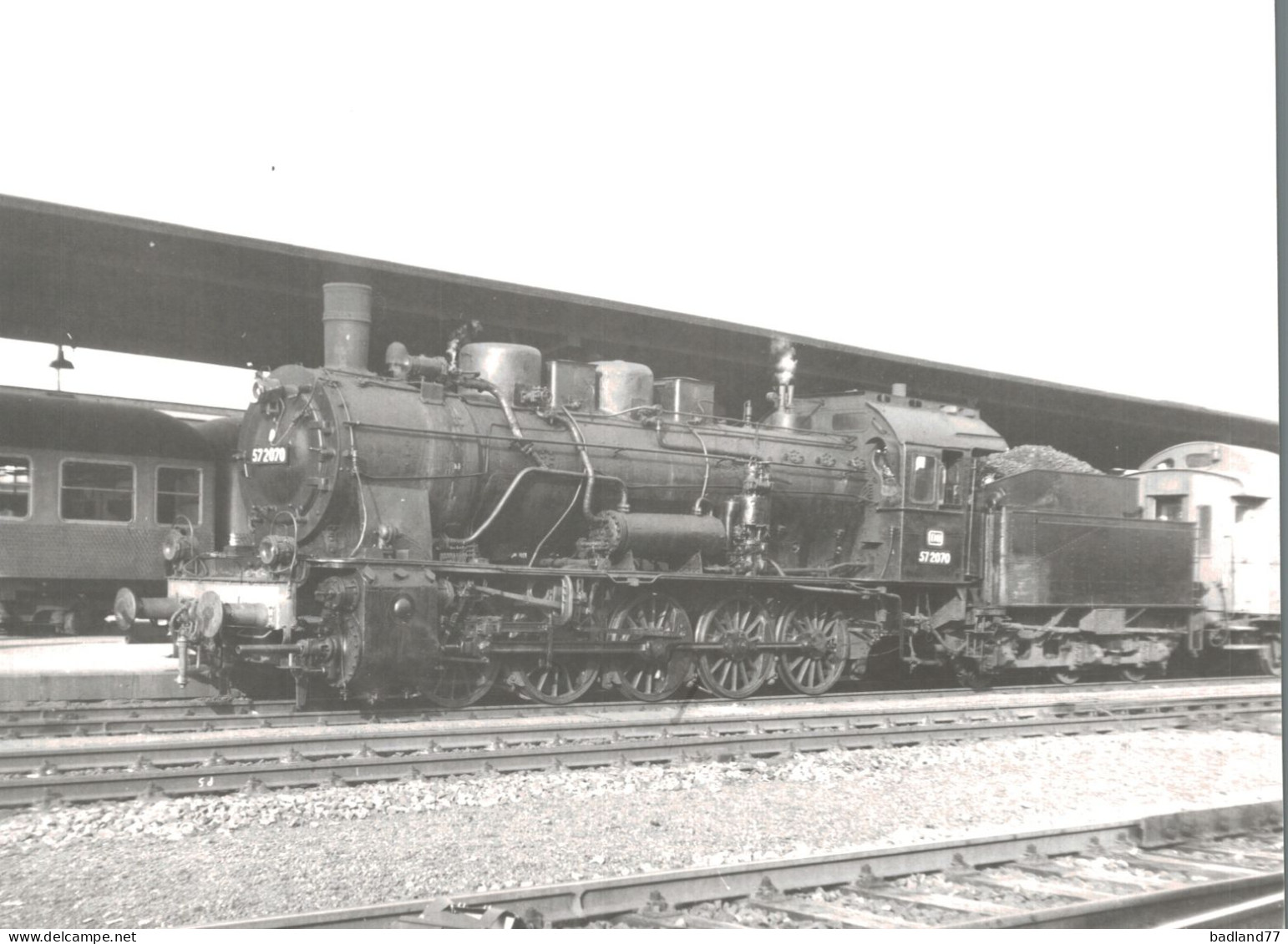 Locomotive Allemande - DB Dampflokomotive - 57 2070 - Eisenbahnverkehr
