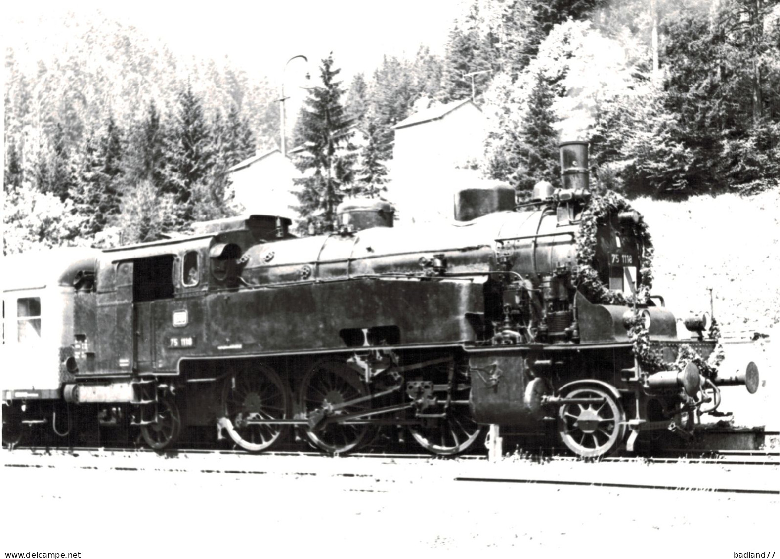 Locomotive Allemande - DB Dampflokomotive - 75 1118 - Eisenbahnverkehr