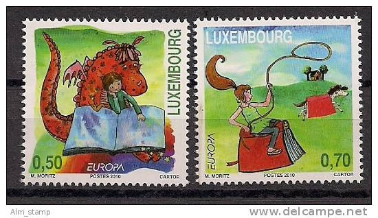 2010  Luxemburg Mi. 1887-8  **MNH  Europa: Kinderbücher - 2010