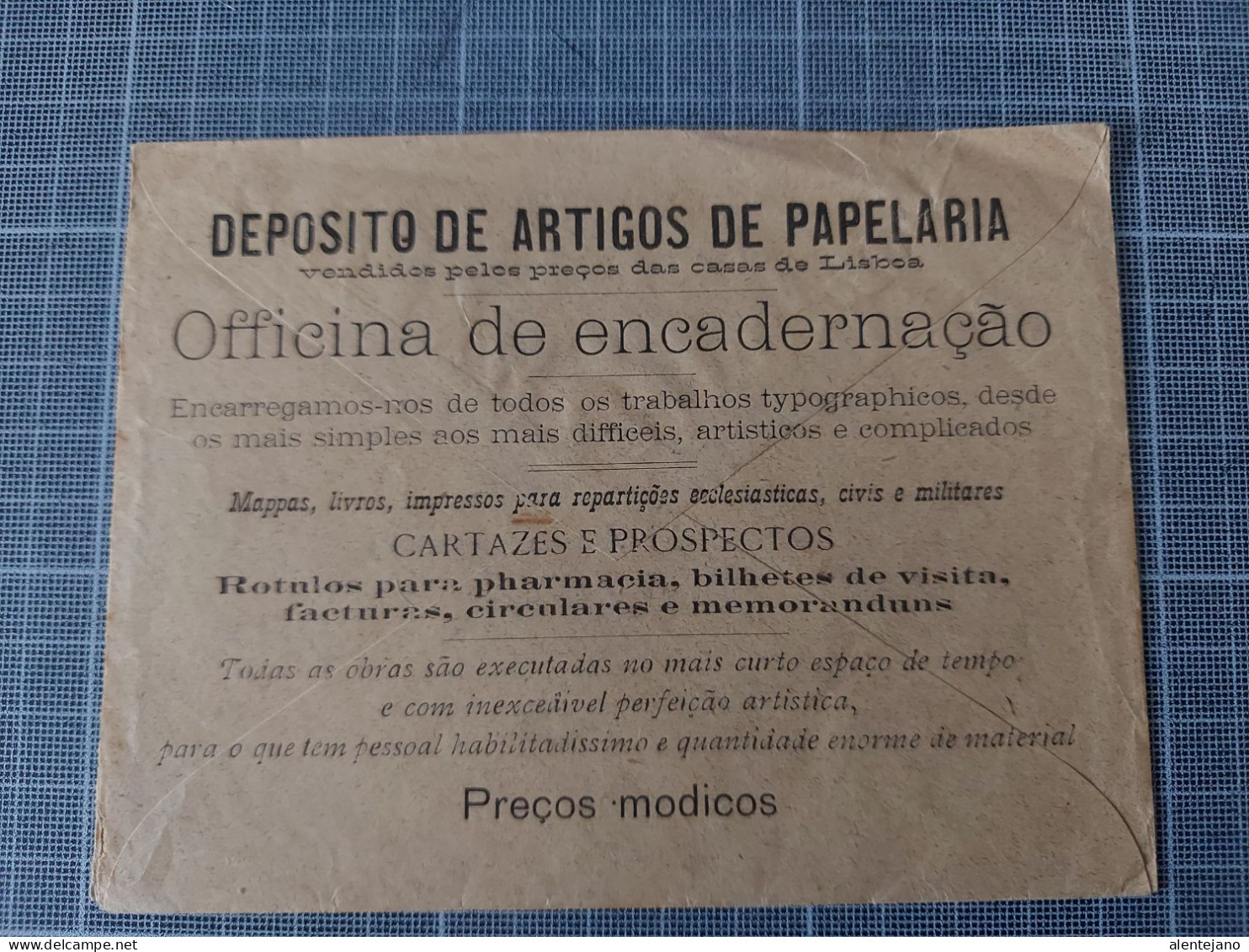 Portugal,  Carta De Evora Para Messajana, 1899 Typographica Eborense - Lettres & Documents