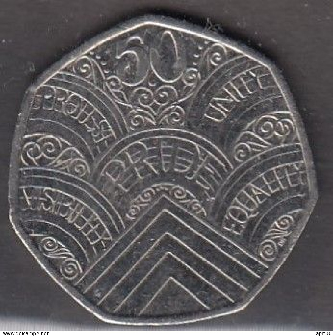 2022 -50p 50 Anniversary  Of Pride - 50 Pence