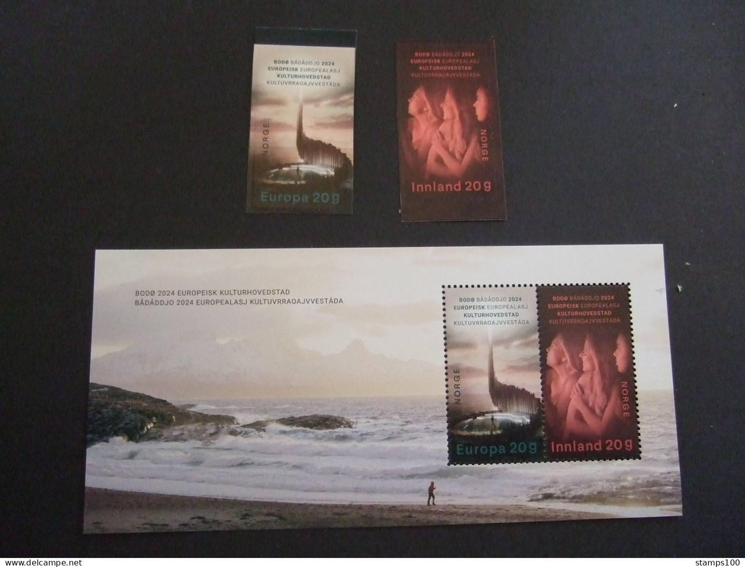 Norway 2024 European Capital Of Culture Bodo Set Of 2 Stamps + 1 Sheetlet  MNH**  (P46-1060) - Nuovi