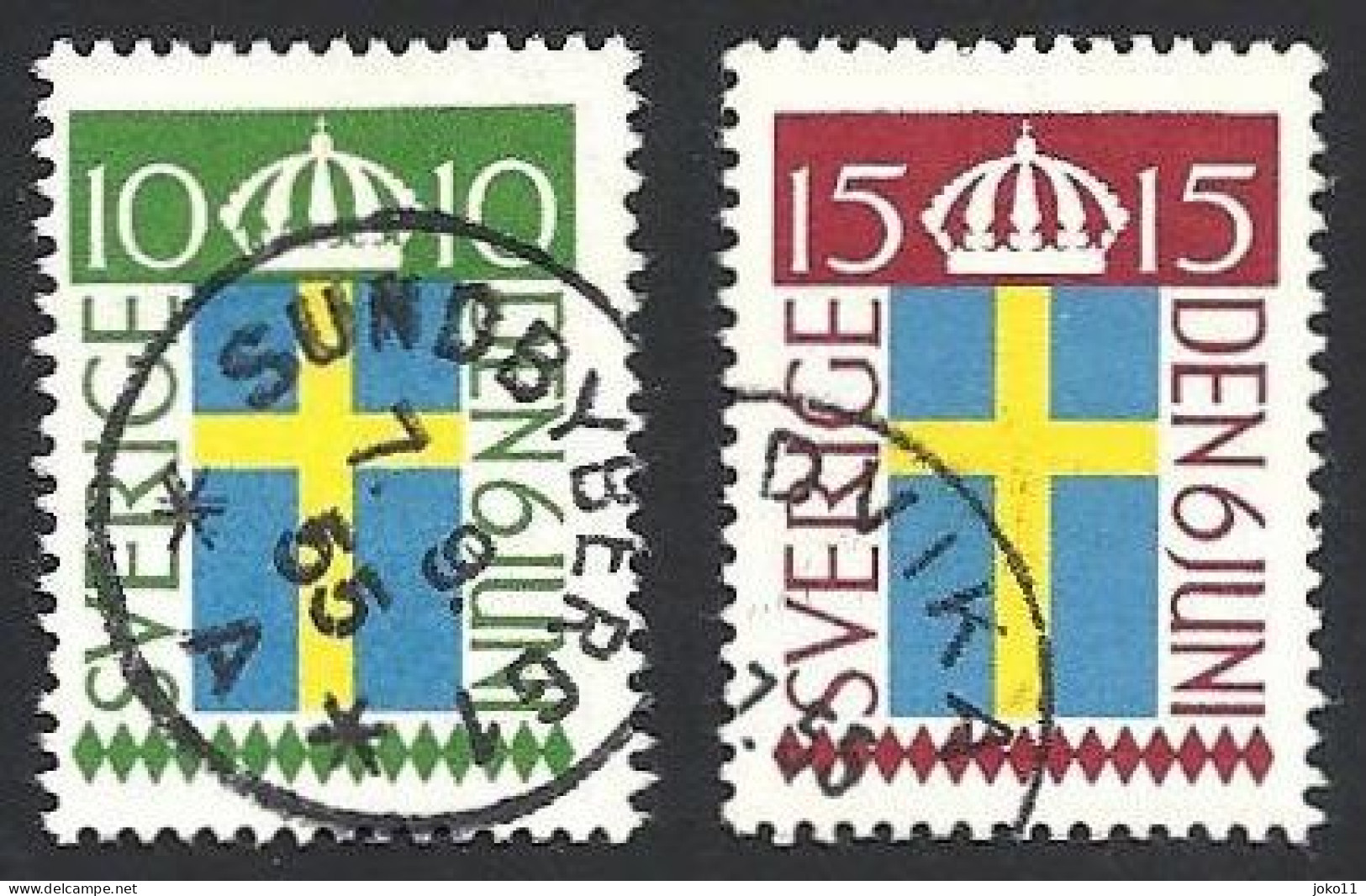 Schweden, 1955, Michel-Nr. 404-405, Gestempelt - Gebraucht
