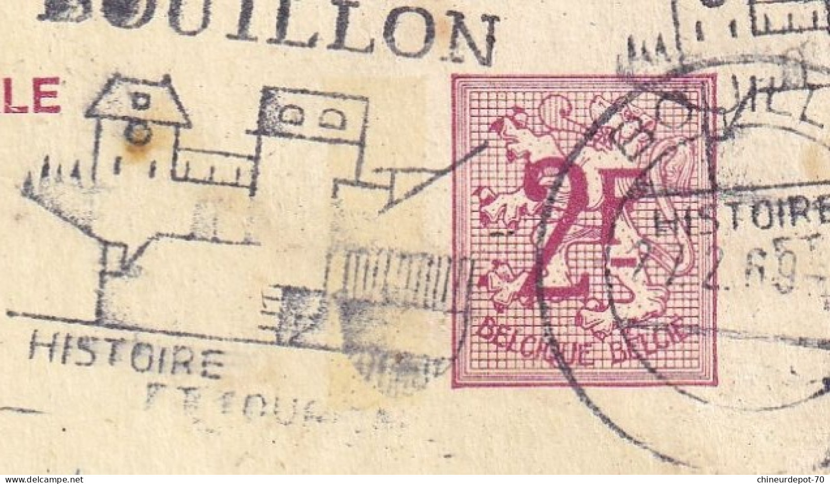 1969 BOUILLON  Dolhain-Limbourg - Storia Postale