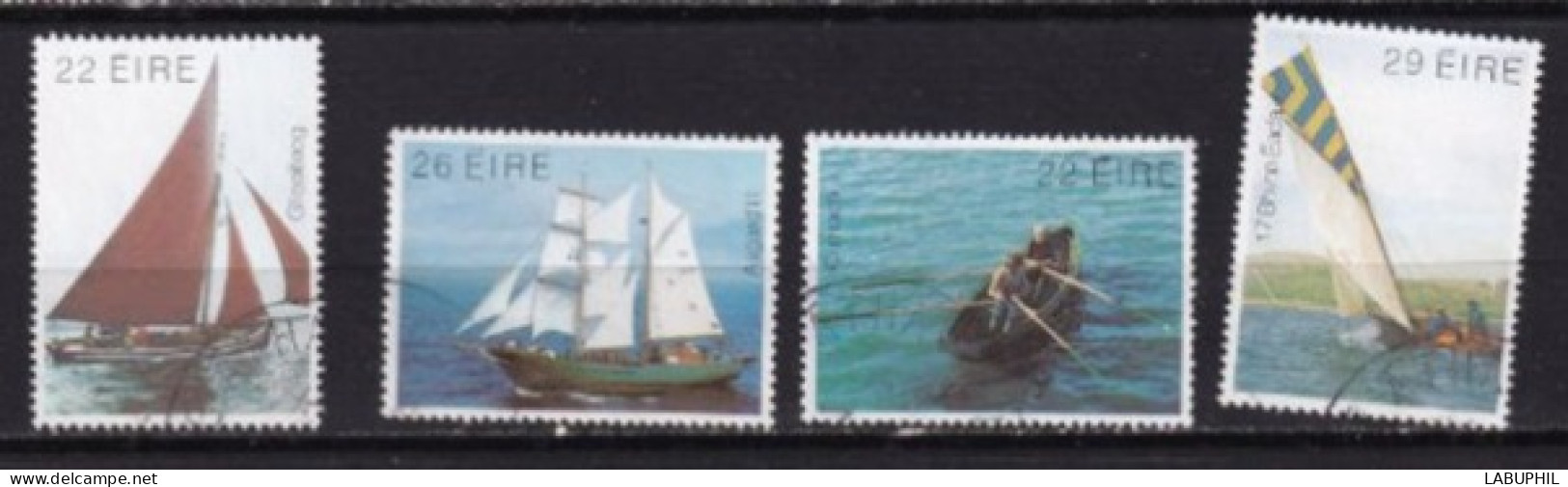 IRLANDE USED OBLITERE  1982 Bateaux - Gebraucht