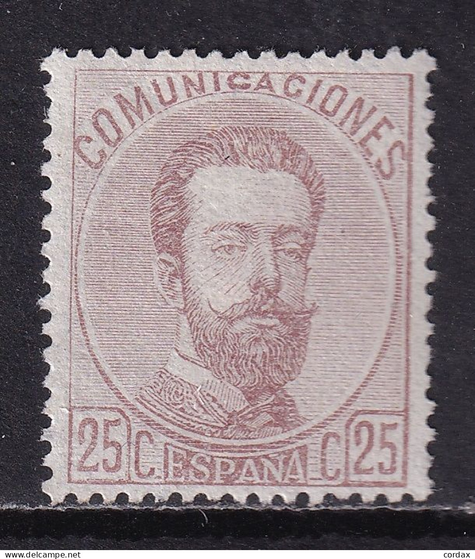 1872 AMADEO 25 Cts. NUEVO(*). 48 €. BONITO - Nuevos