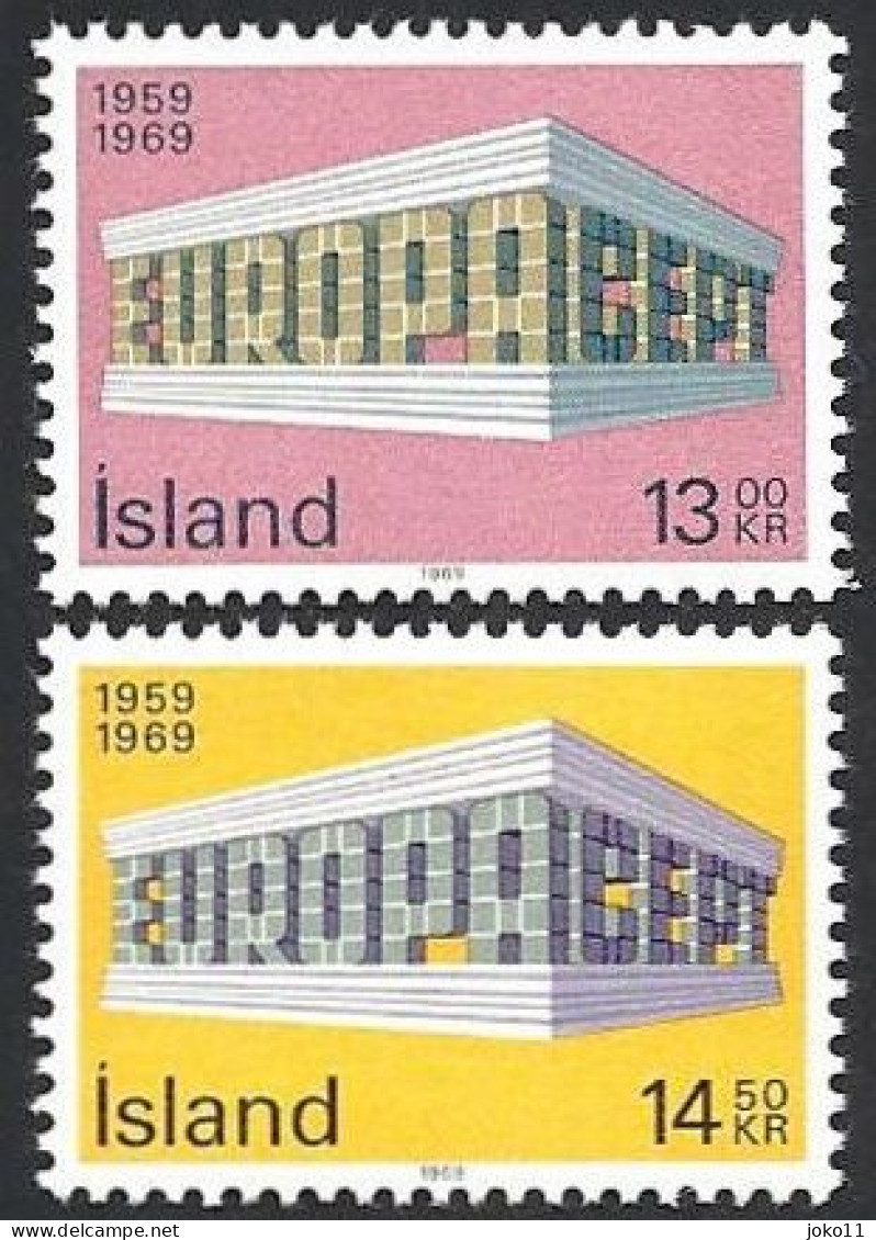 Island, 1969, Mi.-Nr. 428-429, Postfrisch ** - Unused Stamps