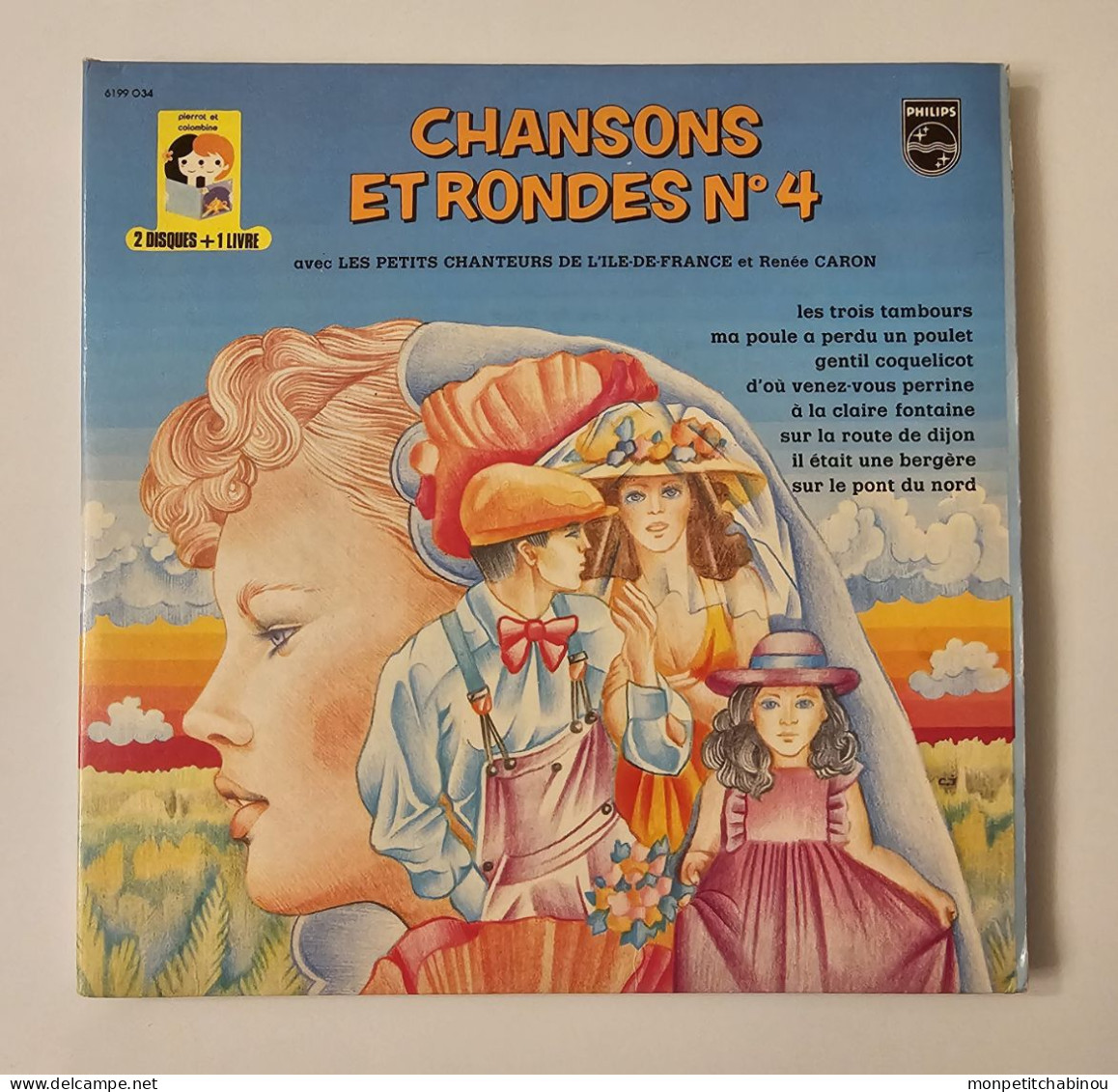 45T CHANSONS Et RONDES N°4 - Enfants