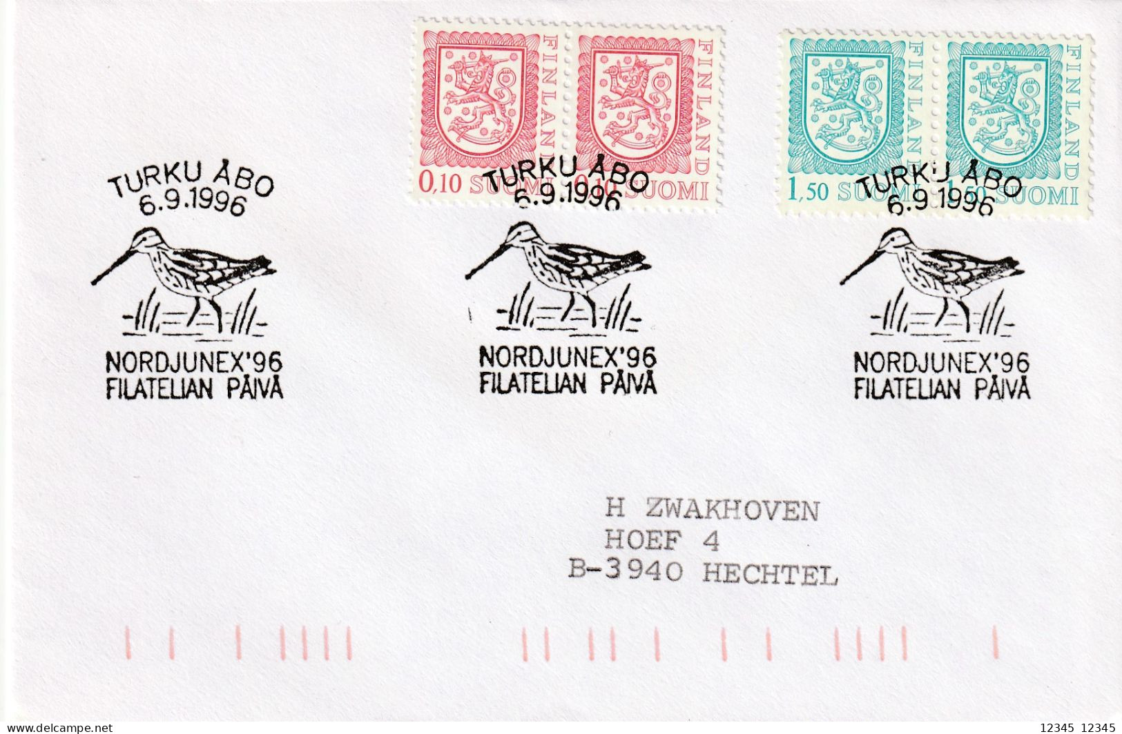 Finland 1966, Letter Sent To Netherland, Stamped With Bird Motive - Briefe U. Dokumente