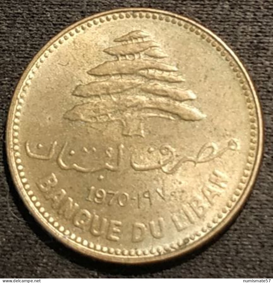 LIBAN - LEBANON - 5 PIASTRES 1970 - KM 25.1 - Lebanon