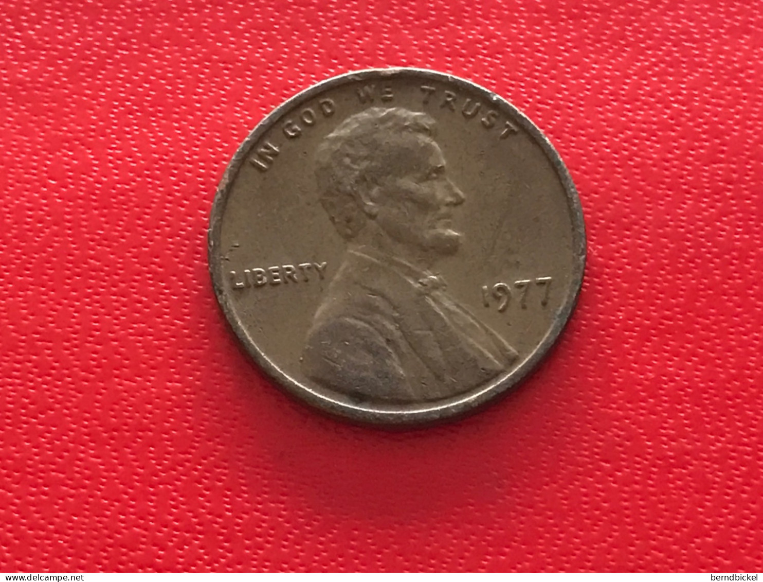 Münze Münzen Umlaufmünze USA 1 Cent 1977 Ohne Münzzeichen - 1959-…: Lincoln, Memorial Reverse