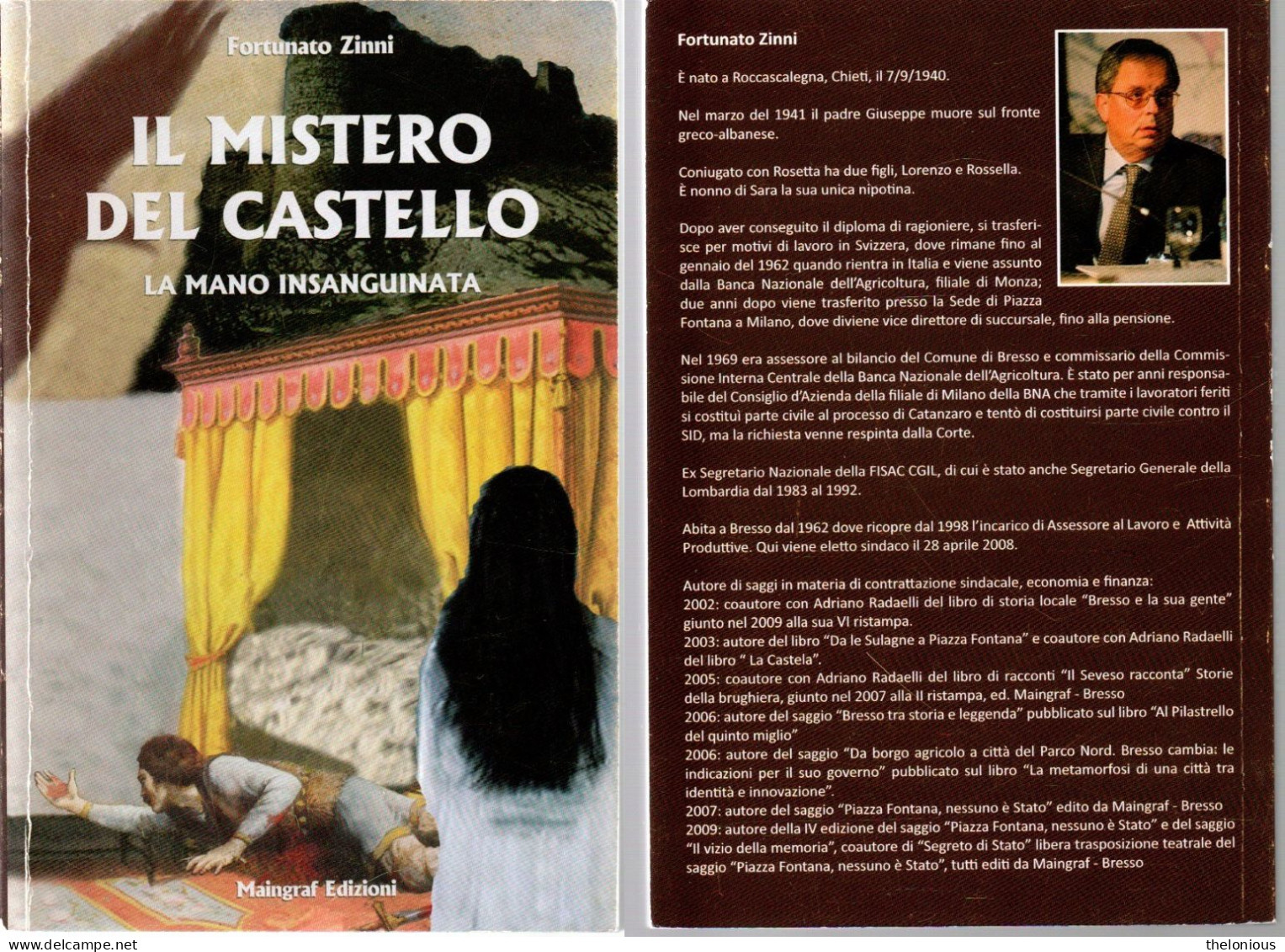 # Fortunato Zinni - Il Mistero Del Castello - La Mano Insanguinata - 2010 - Libros Escolares