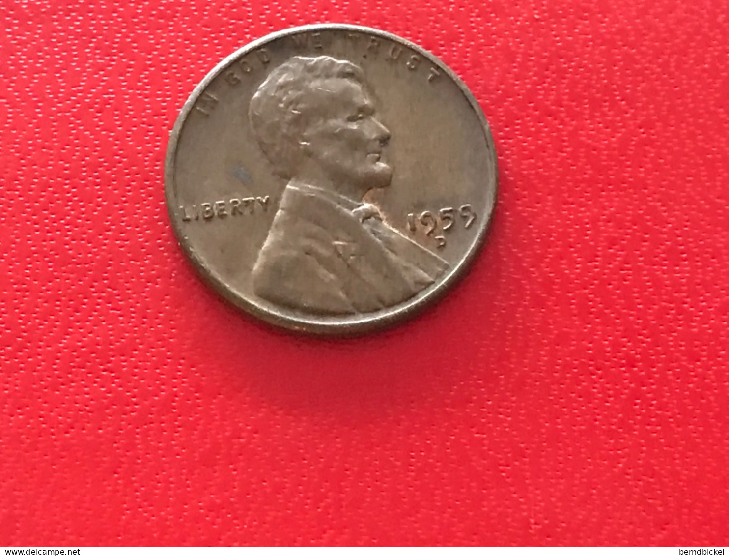 Münze Münzen Umlaufmünze USA 1 Cent 1959 Münzzeichen D - 1959-…: Lincoln, Memorial Reverse