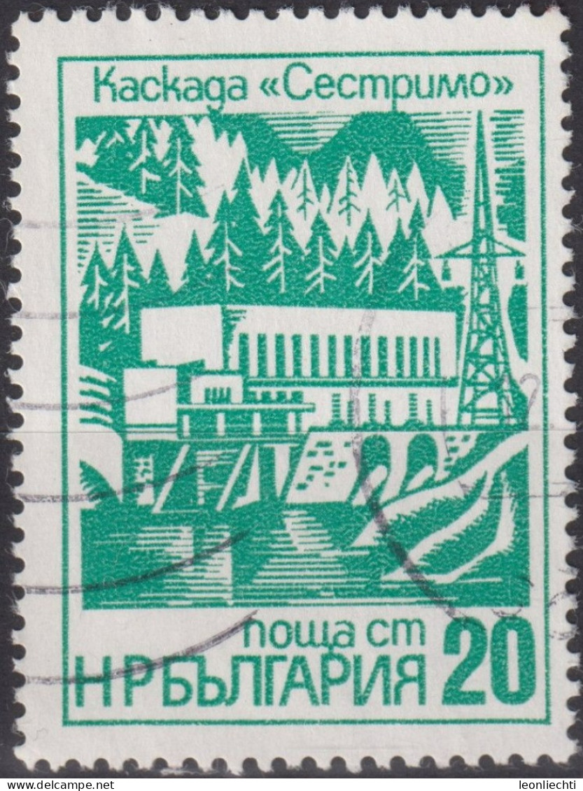 1976 Bulgarien ° Mi:BG 2500, Sn:BG 2326, Yt:BG 2229, Sestvitro Dam And Hydroelectric Power Facility, - Oblitérés