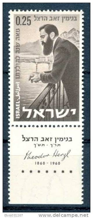 Israel - 1960, Michel/Philex No. : 220,  - MNH - *** - Full Tab - Nuovi (con Tab)