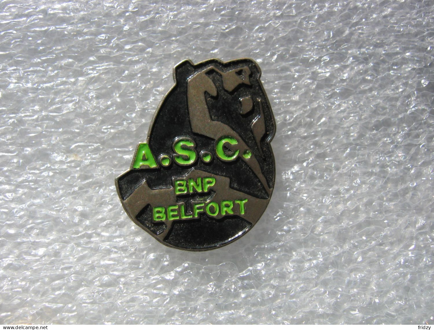 Pin's ASC De La BNP De BELFORT (Amicale Sportive Et Culturelle). Lion De Belfort, Emblème - Bancos